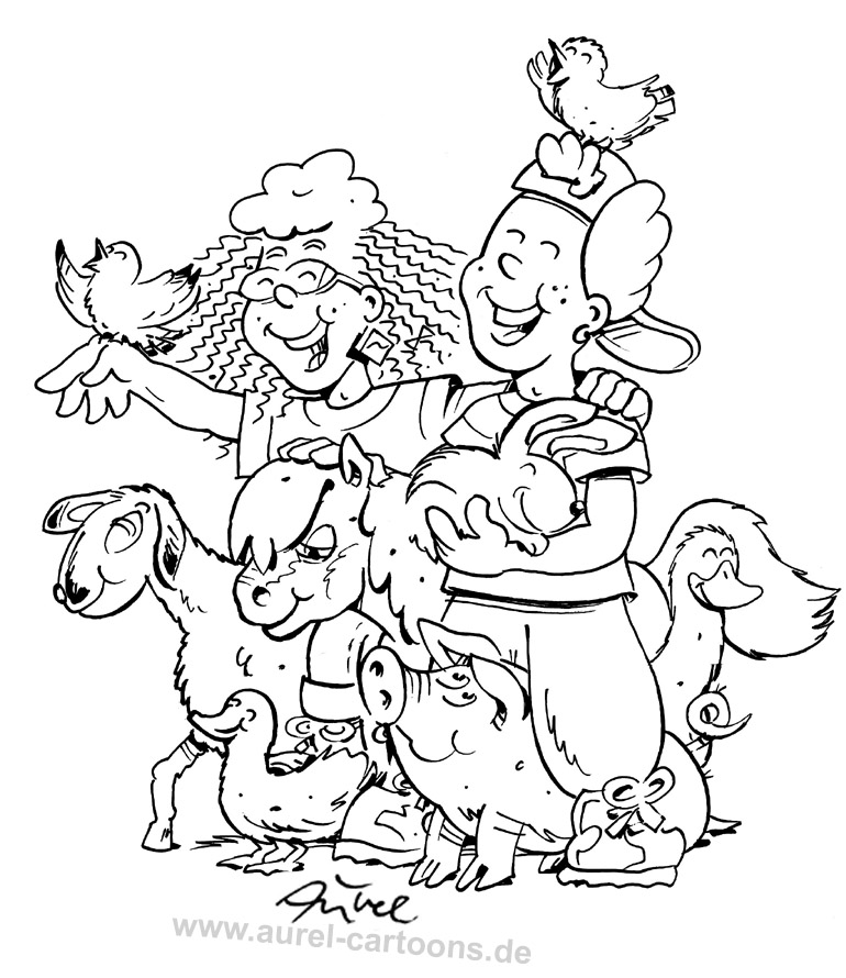 Illustration: Streichelzoo 1