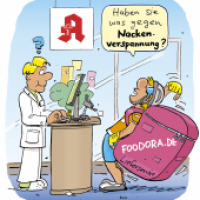 Kurier in Nöten