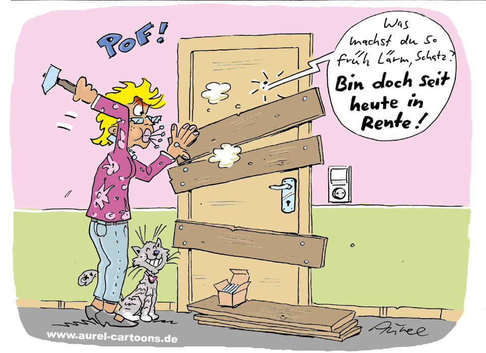 Cartoon: Was habt ihr heute so vor? 1