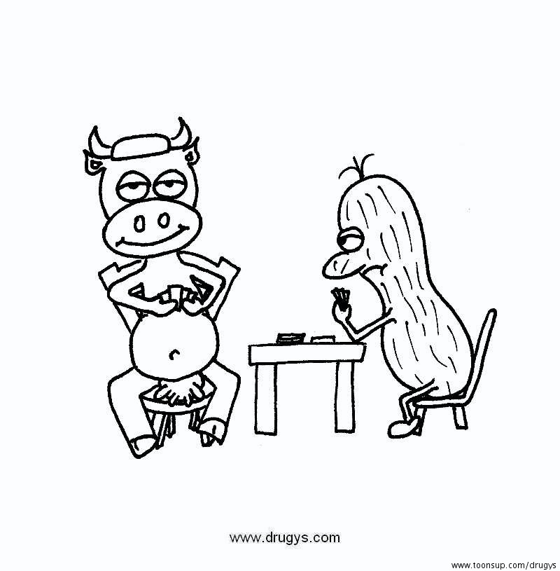 Cartoon: Muh-Skat-Nuss 1