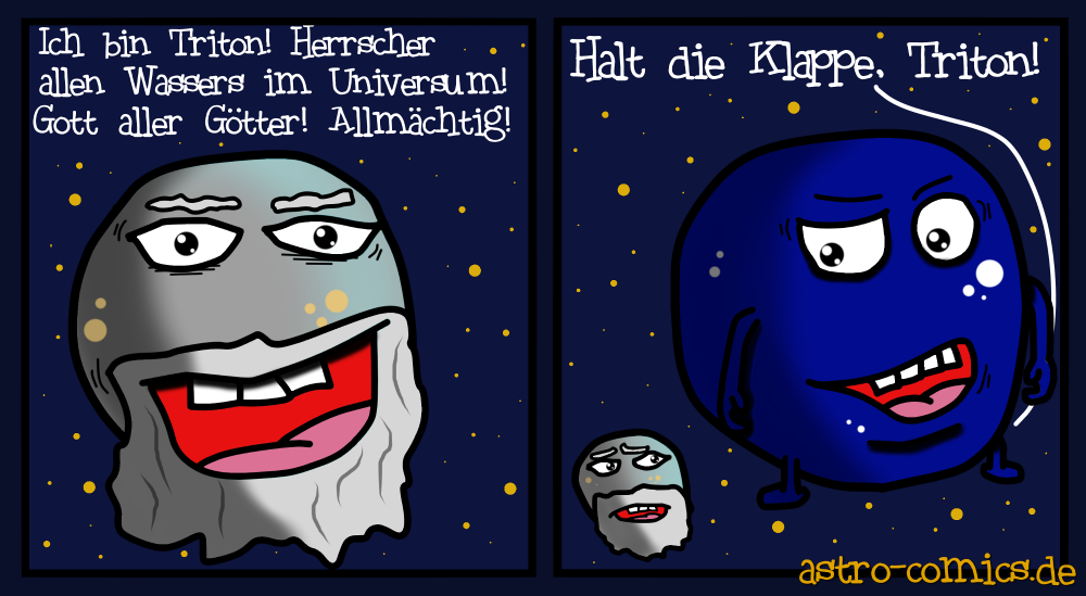 Comic: Neptun's Mond Triton 1