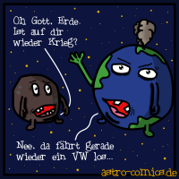 Wieder Krieg? Nee, nur VW.