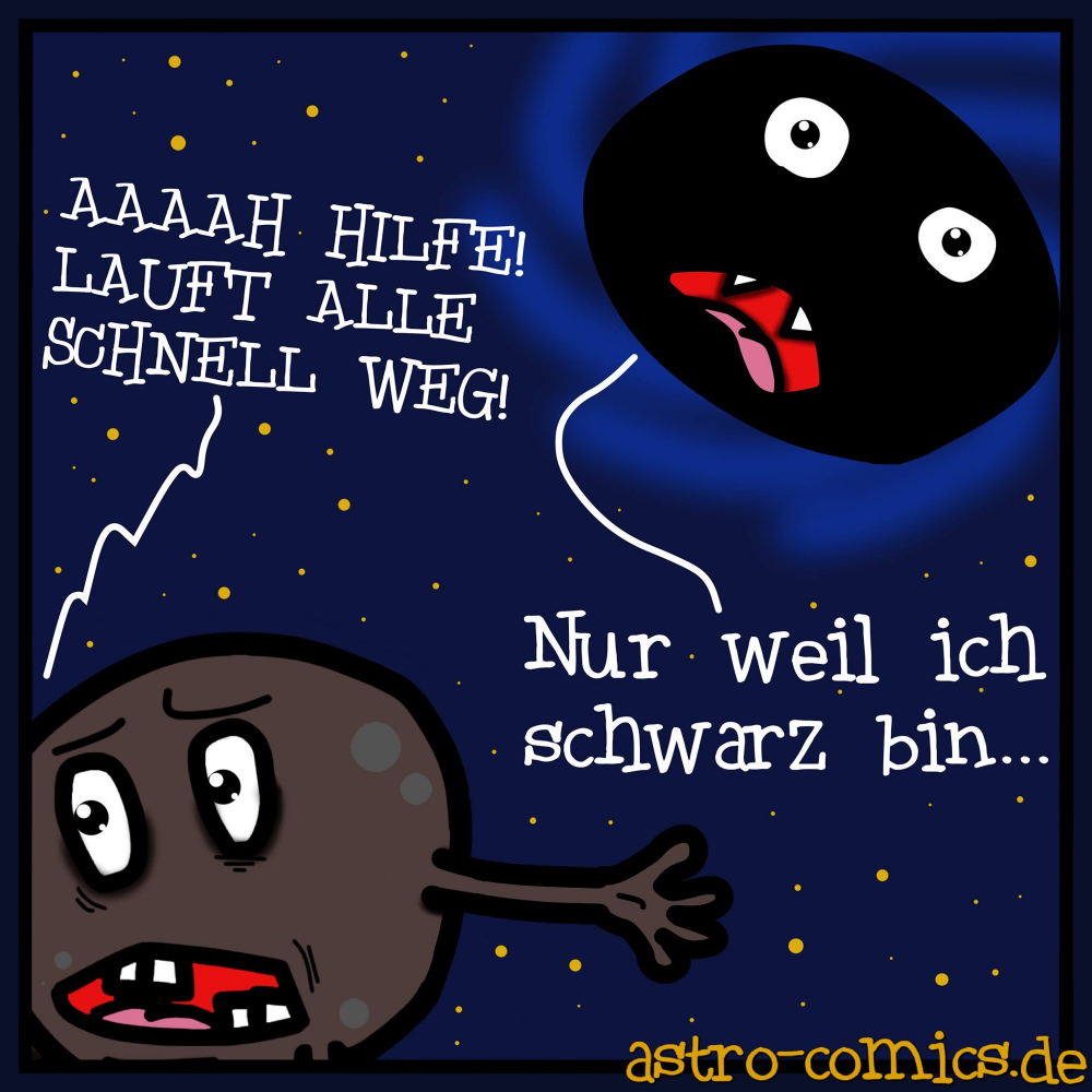Cartoon: Diskriminierung im Weltraum! 1
