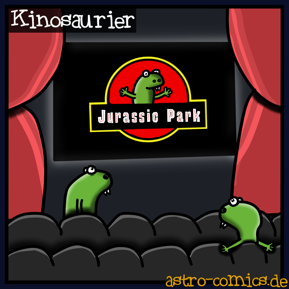 Cartoon: Kinosaurier! 1