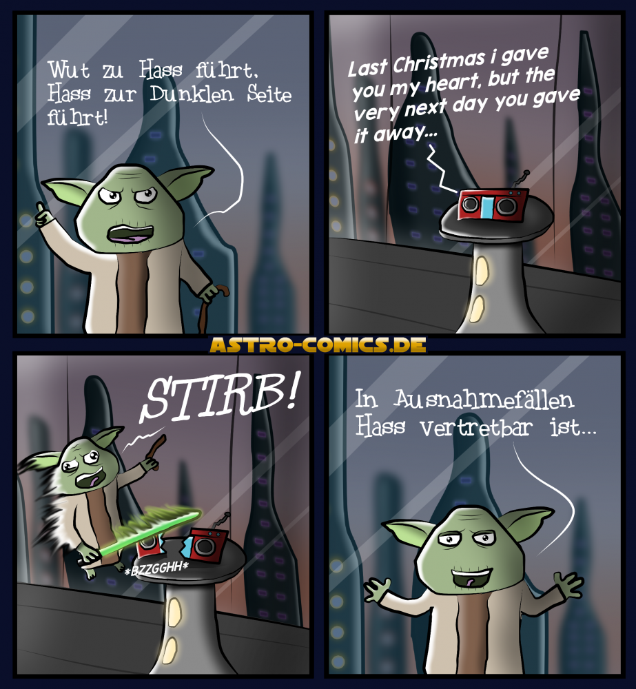 Comic: Yoda und Last Christmas 1