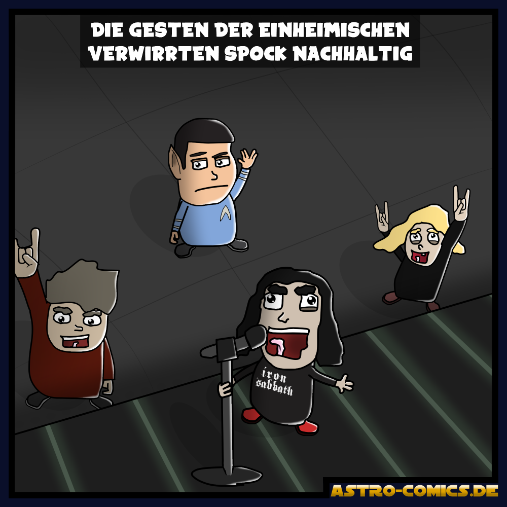 Cartoon: Rock'n'Spock 1