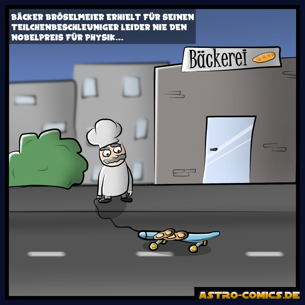 Cartoon: Teilchenbeschleuniger 1