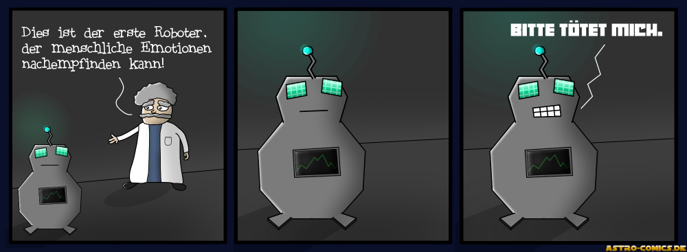 Comic: Emotionaler Roboter 1