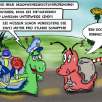Schneckentempo