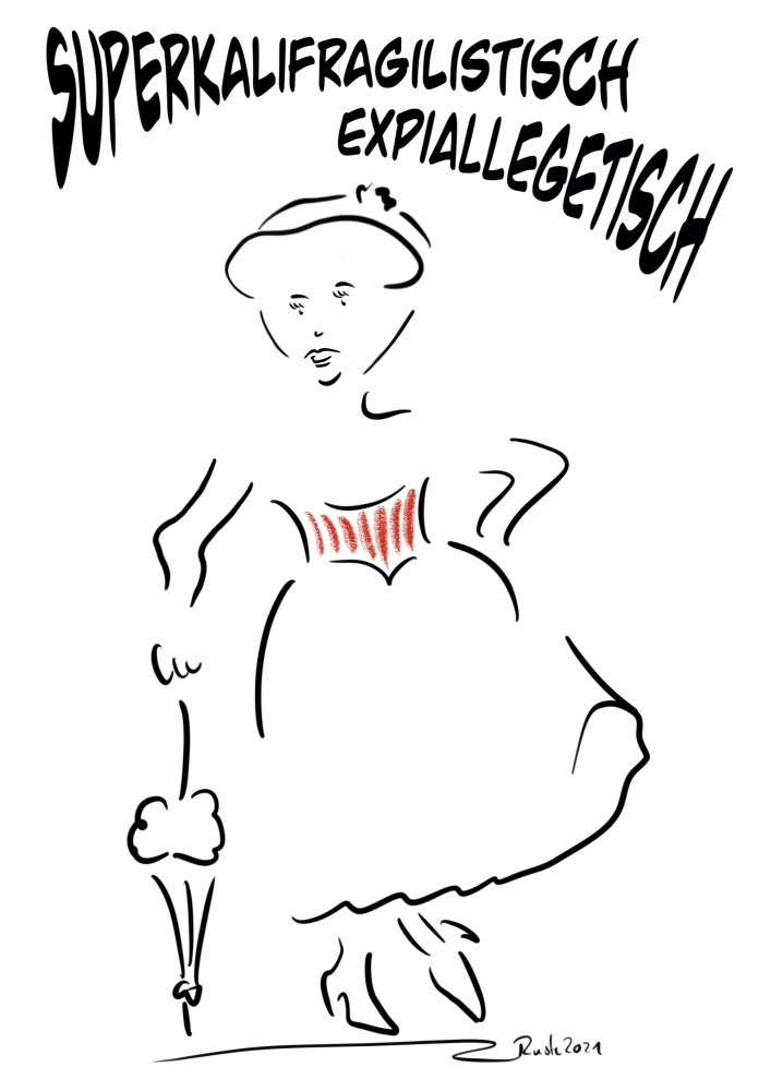 Karrikatur: Mary Poppins 1