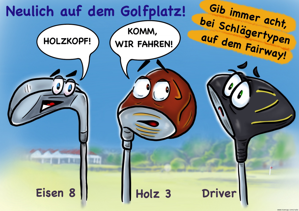 Cartoon: Schlägertypen 1