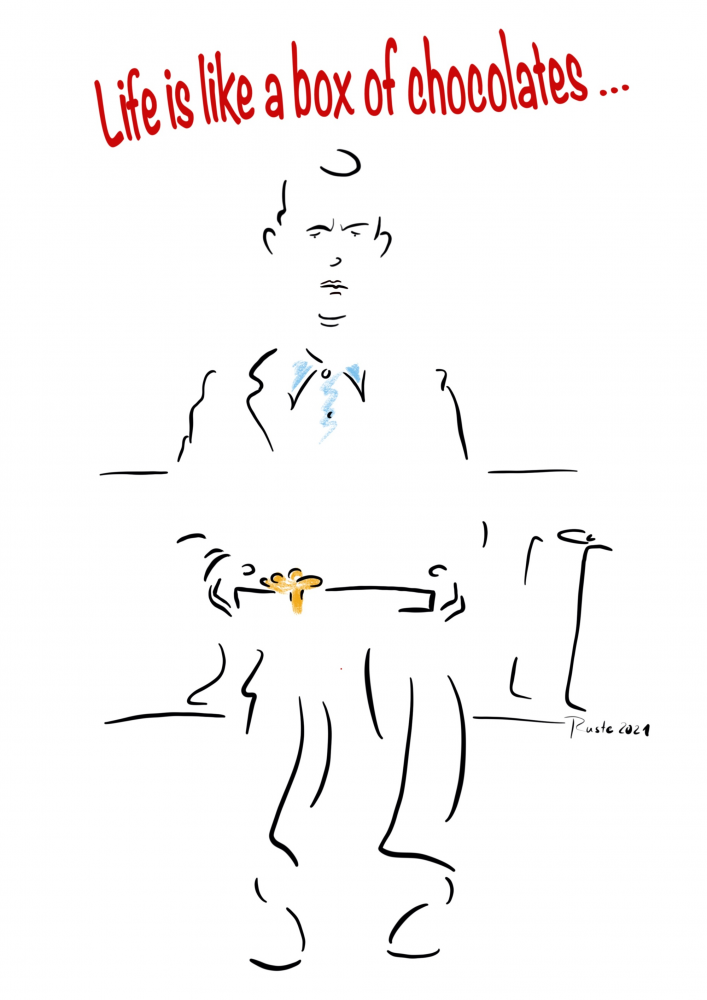 Caricature: Forrest Gump 1