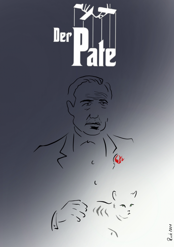Karrikatur: Der Pate 1