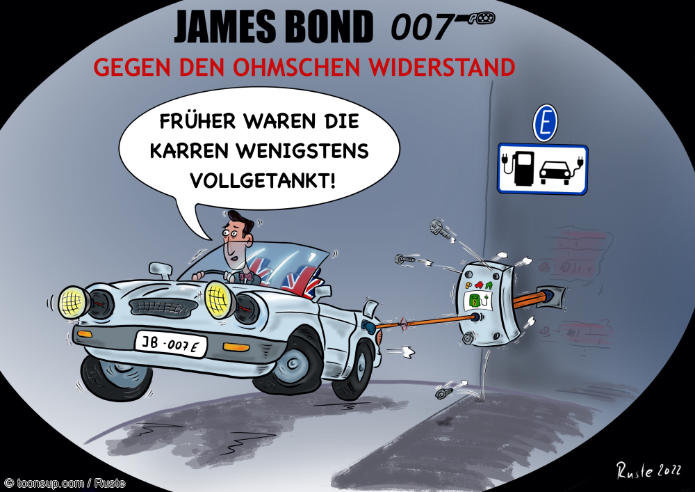 Cartoon: James Bond 4.0 1