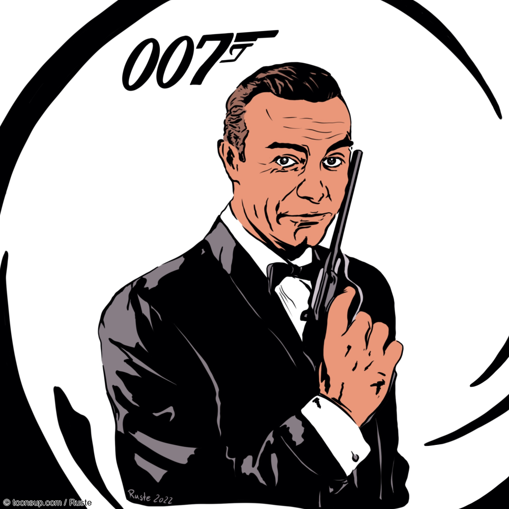 Illustration: James Bond - Sean Connery 3