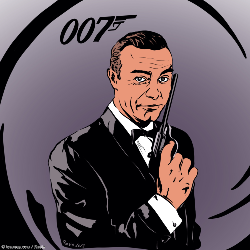 Illustration: James Bond - Sean Connery 4