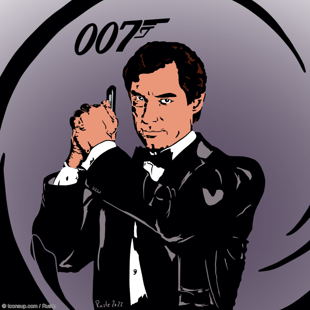 Illustration: James Bond - Timothy Dalton 4