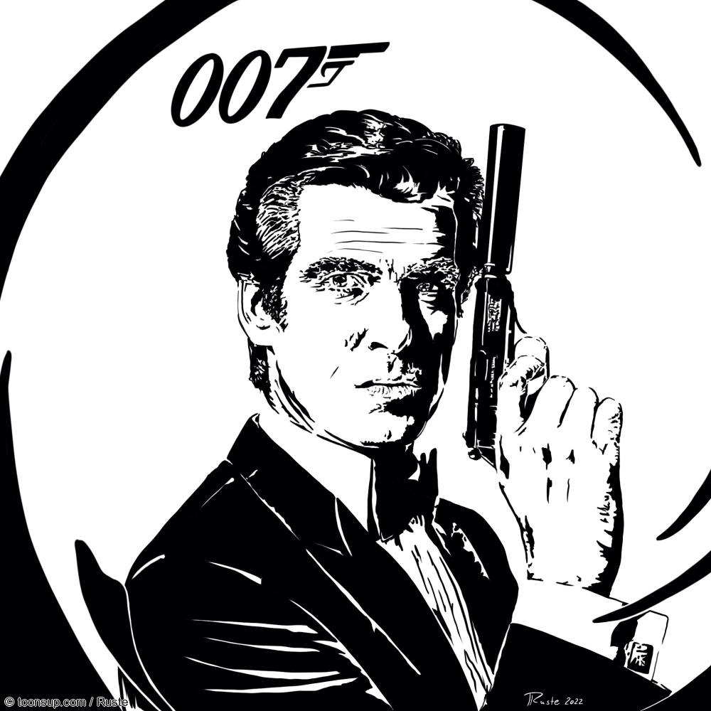 Illustration: James Bond - Pierce Brosnan 1