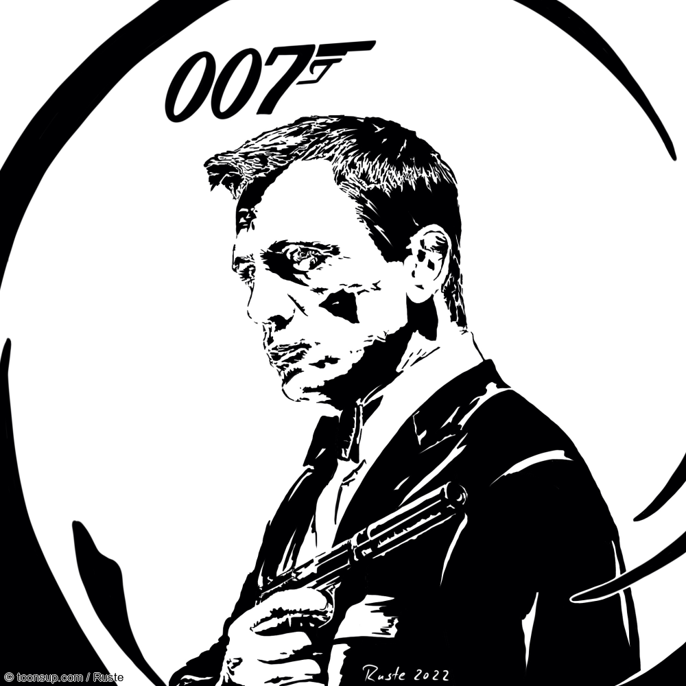 Illustration: James Bond - Daniel Craig 1