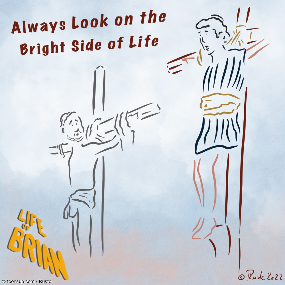 Caricature: Monty Pythons - Live Of Brian 1