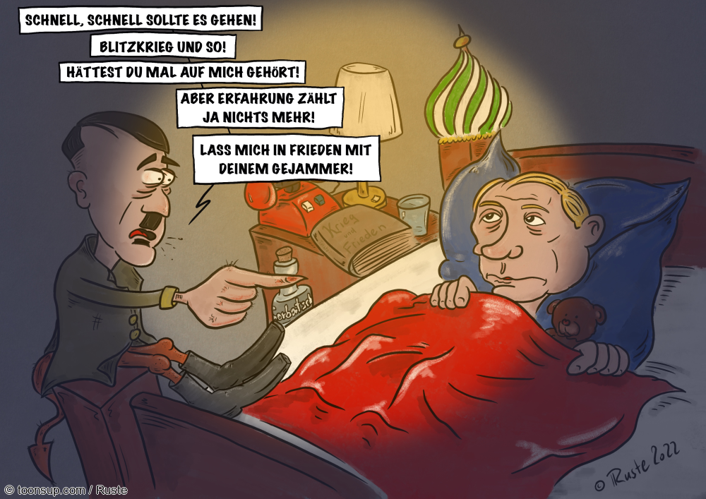 Cartoon: Lass mich in Frieden 1