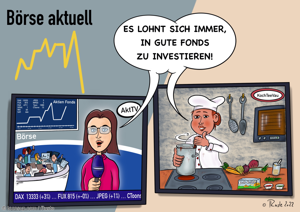 Cartoon: Börse Aktuell - I & II 2
