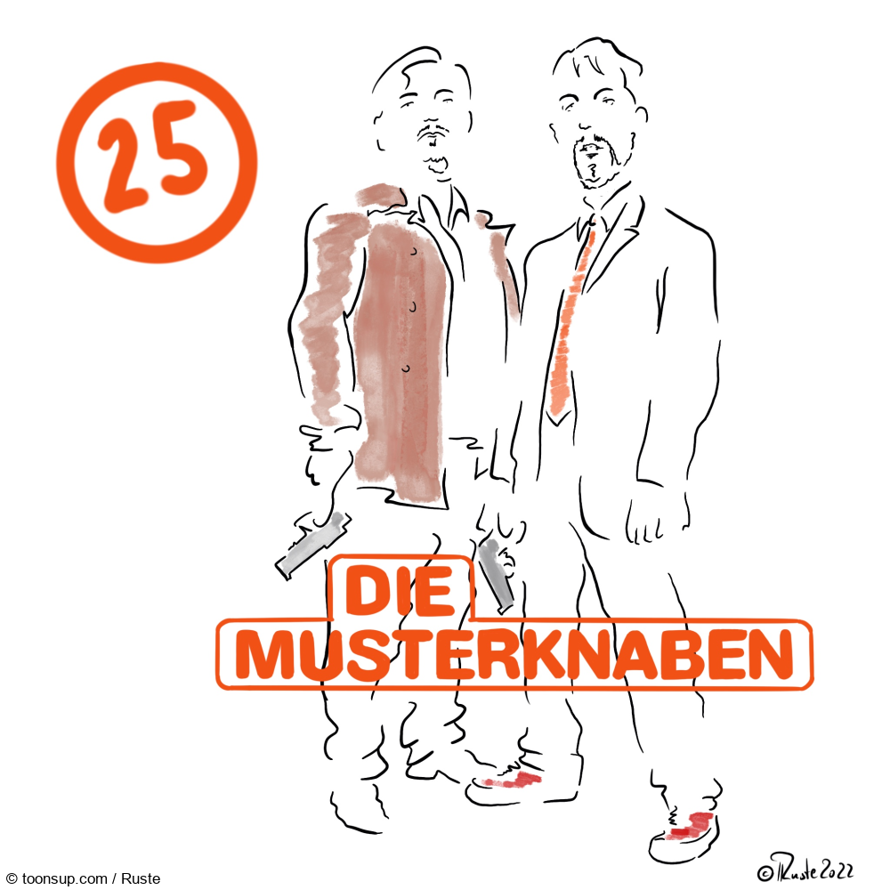 Caricature: Die Musterknaben 1