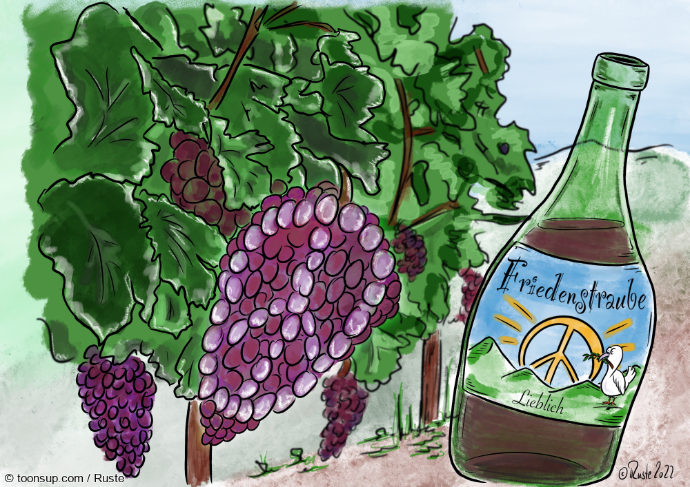 Illustration: Friedenstraube 1