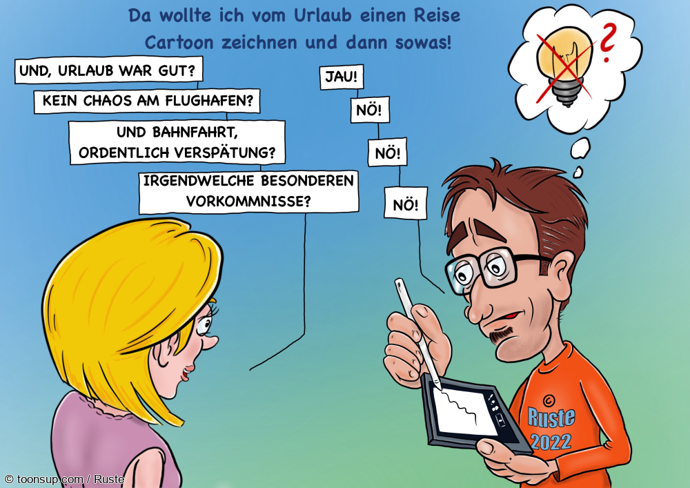 Cartoon: Sommerloch 1