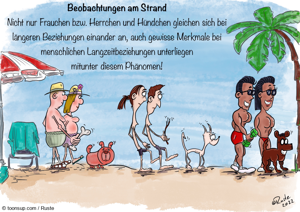 Cartoon: On The Beach 1