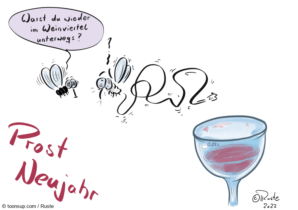 Cartoon: Prosit Neujahr 1