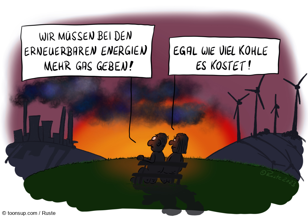 Cartoon: Nun mal Vollgas … 1