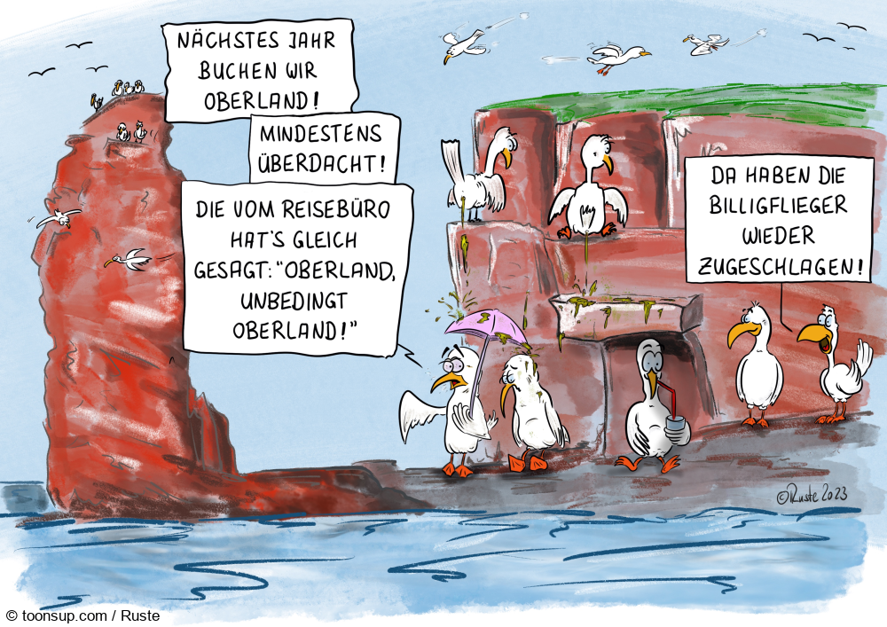 Cartoon: Beschissener Urlaub 1