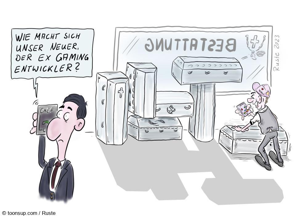 Cartoon: Job Transformation 1