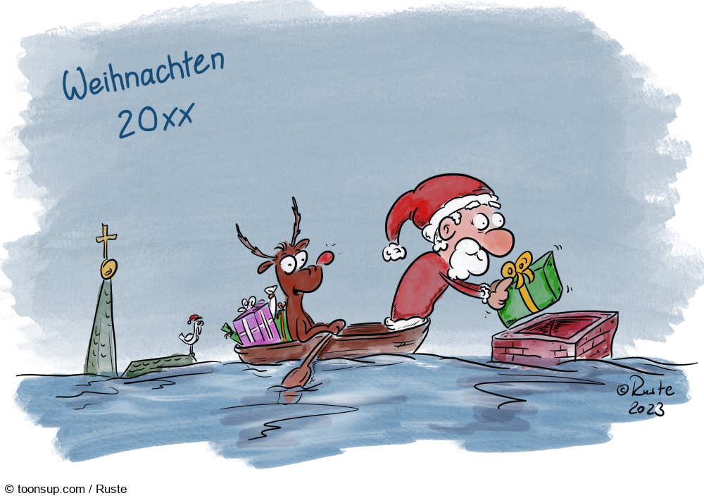 Cartoon: Weihnachten 20xx 1