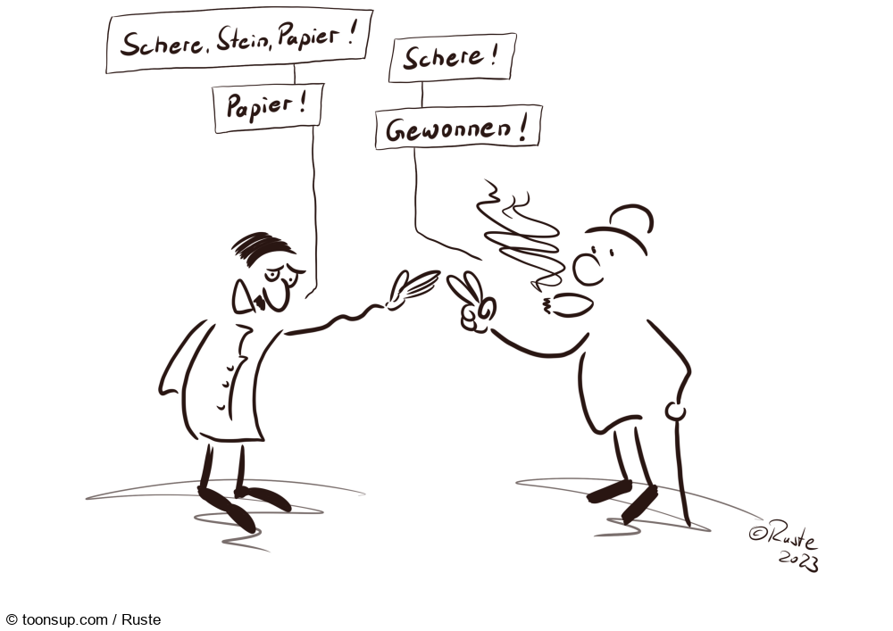 Caricature: Schnick Schnack Schnuck 1