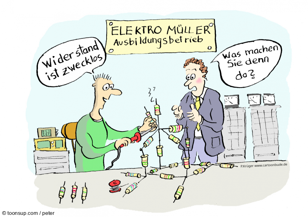 Cartoon: Widerstand ist zwecklos 1