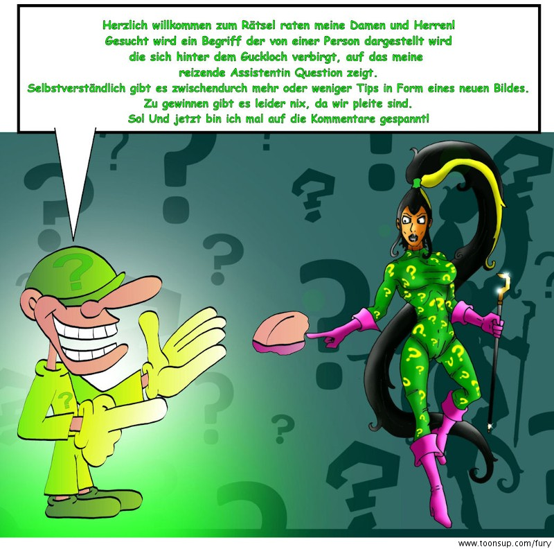 Rate- / Wimmelbild: RIDDLE ME THIS! 1