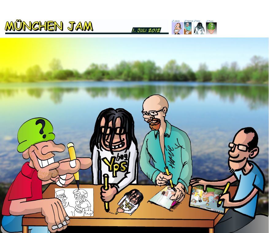 Illustration: Toonsup Jam München - 1.7.2012 2