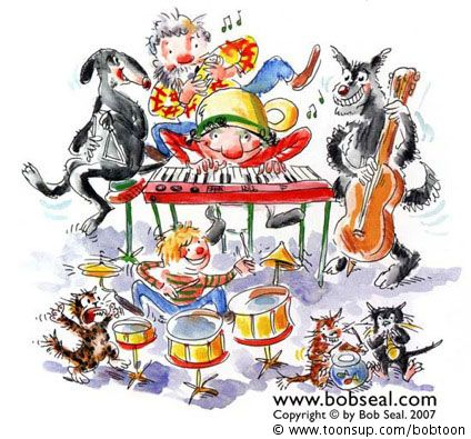Illustration: Rosie Teacup and her band 1