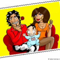 Lanza als Baby