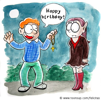 Cartoon: Happy birthday! 1