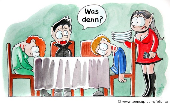 Cartoon: Was denn? 1