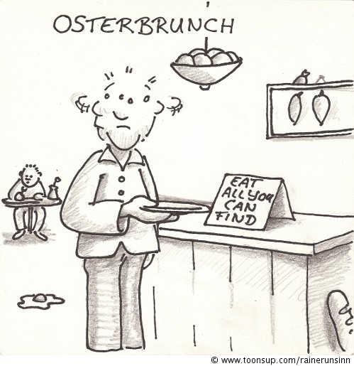 Cartoon: Osterbrunch 1