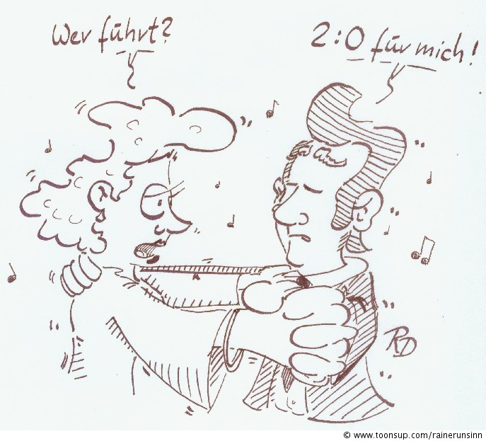 Cartoon: Tanzstunde 1