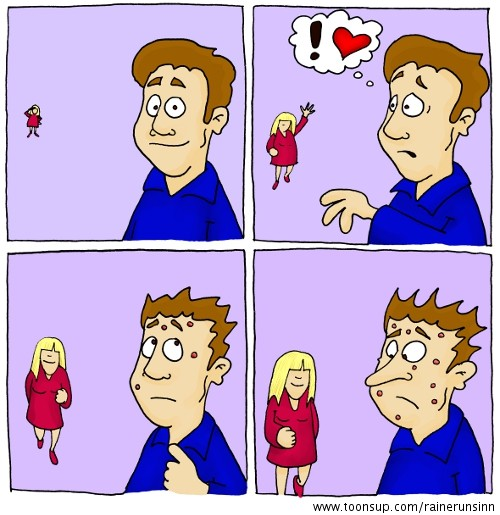 Comic: Pubertäres Selbstbild 1