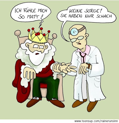 Cartoon: Schachmatt 1