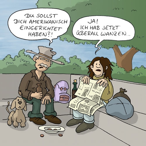 Cartoon: Verwanzt! 1