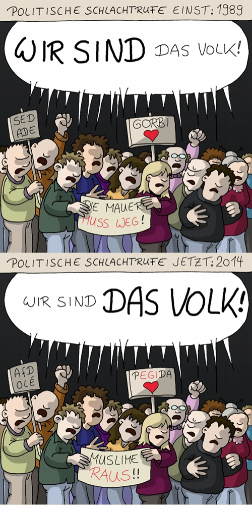 Cartoon: Wir sind das Volk! 1