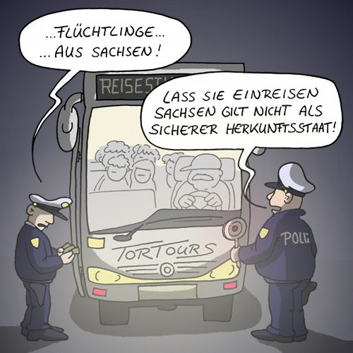 Cartoon: Reisegenuss 1